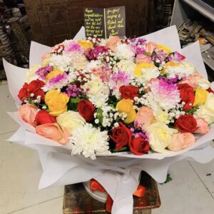 multi colours flowers box