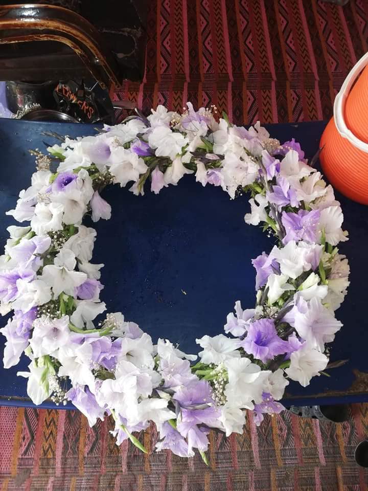 funeral flower ring