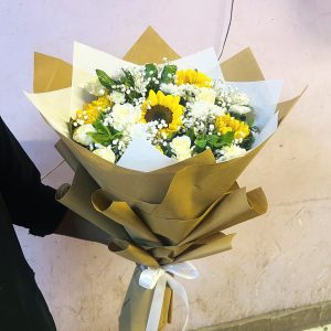 Sunflower Bouquet Delivery in Karachi | Rukhsar Flowers